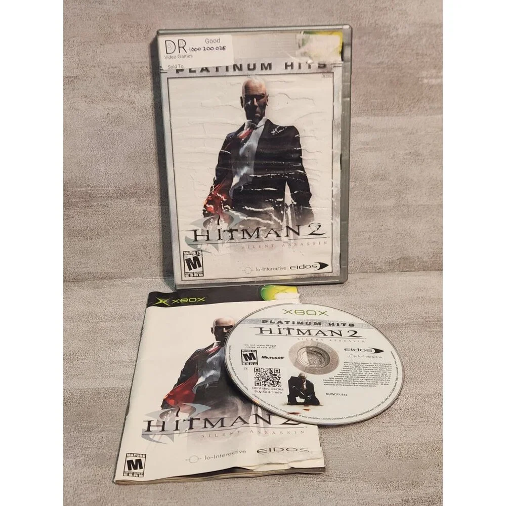 Platinum Hits Hitman 2 for Original Xbox